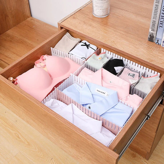 Multipurpose Drawer Storage Divider Adjustable Plastic Storage Cabinet Partition Household Wholesale Drawers Organizer Dividers