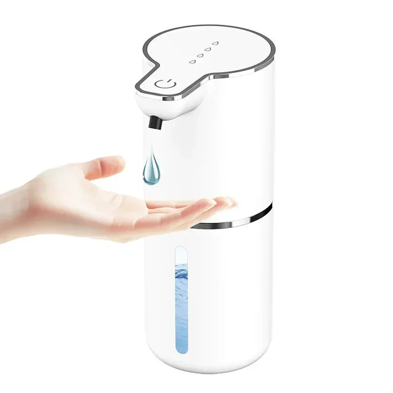 Automatic soap dispenser noncontact foam soap dispenser 380ml USB rechargeable adjustable foam suitable for kitchen and bathroom