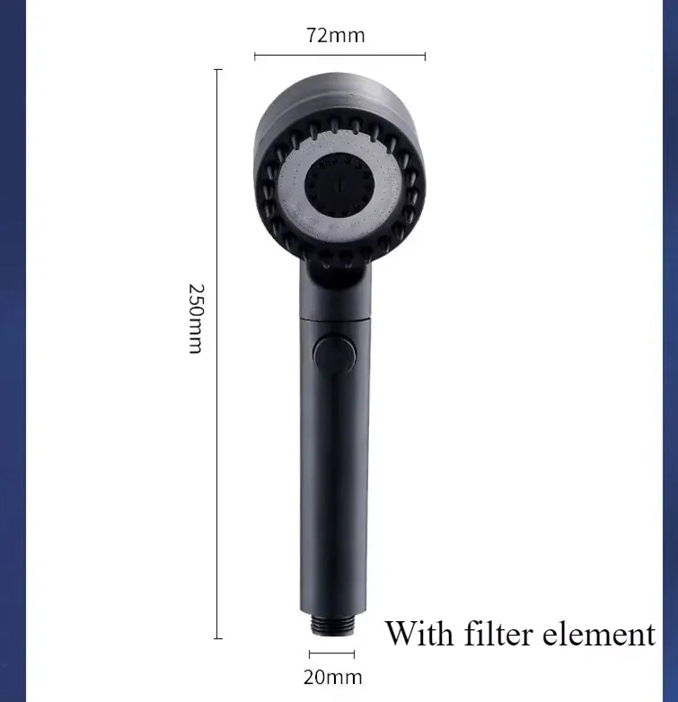 Kitchen Pull Out Faucet Sprayer Nozzle 3 Modes ABS Water Saving Bathroom Basin Sink Shower Spray Head For 1/2" Connection