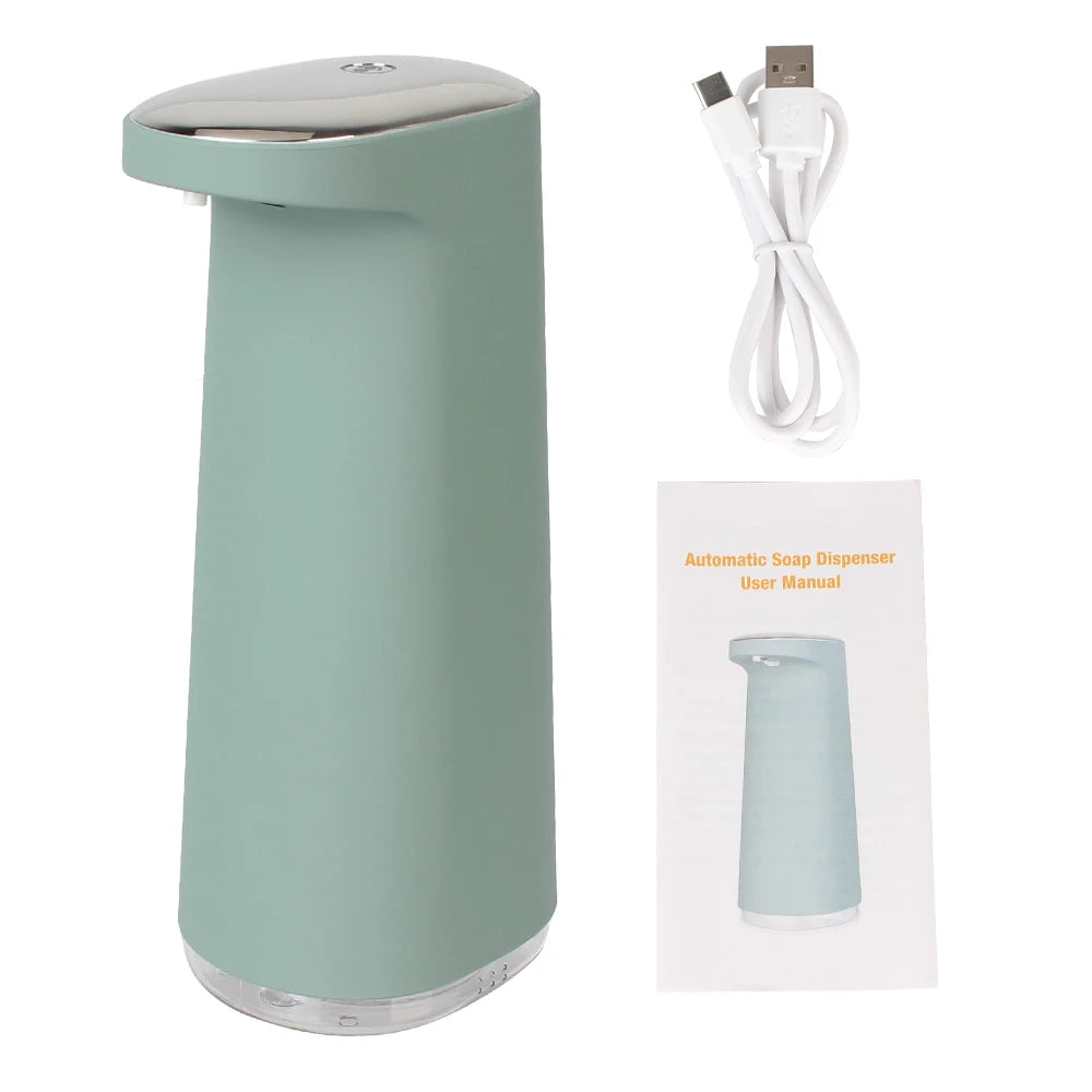 Automatic Foam Liquid Soap Dispenser Foaming Touchless USB Rechargeable Hand Free Portable 450ML For Bathroom Kitchen