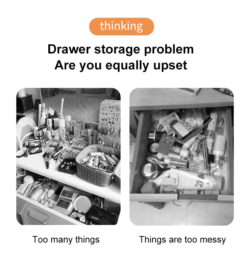 Multipurpose Drawer Storage Divider Adjustable Plastic Storage Cabinet Partition Household Wholesale Drawers Organizer Dividers